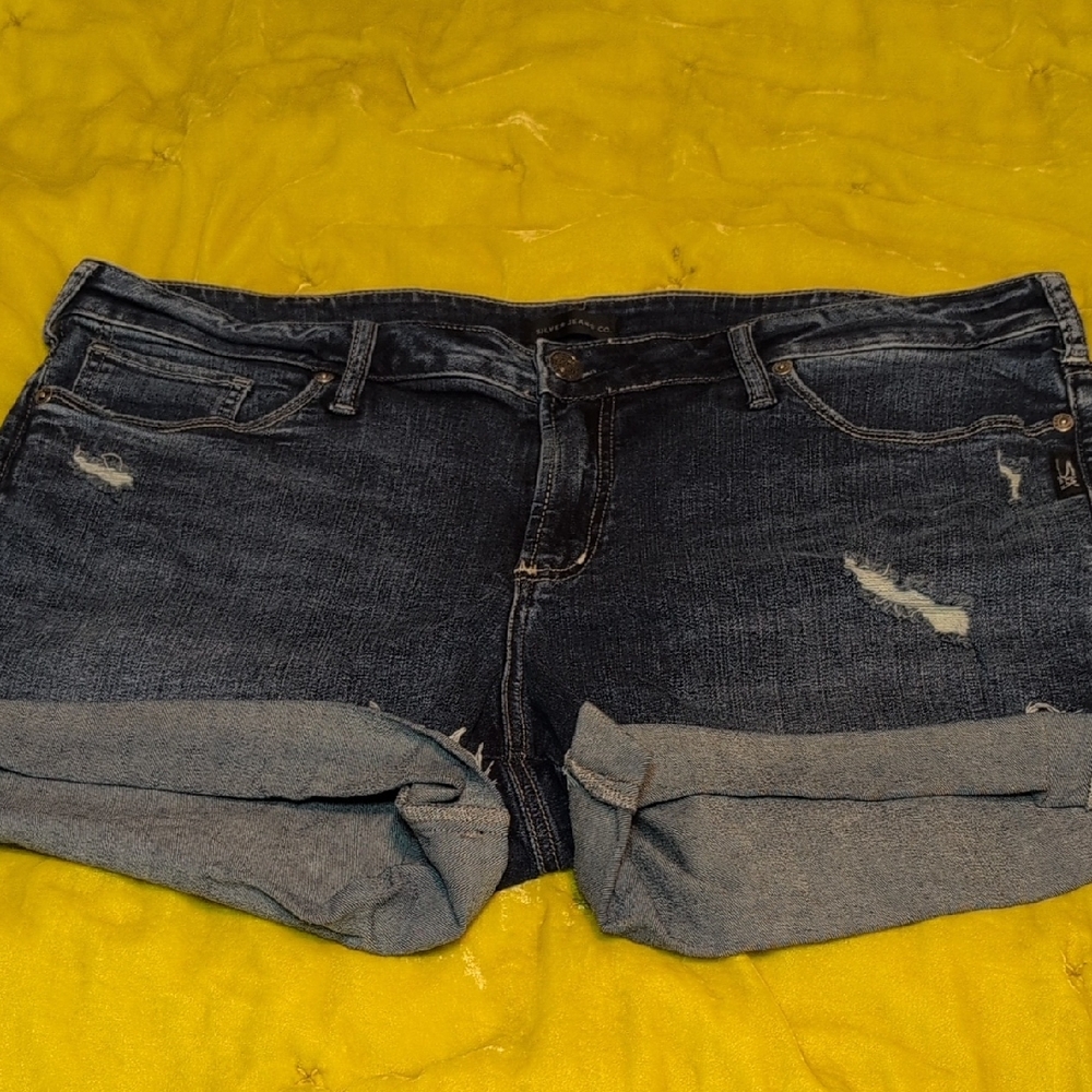 Classic Blue Denim Jean Shorts